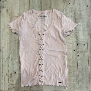 Light pink top